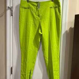 New York & Company Neon Green Trousers